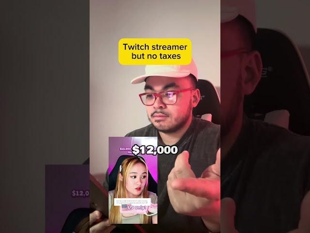 Twitch streaming ways to pay no taxes