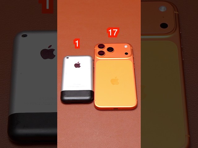 iPhone 17 Pro Max vs iPhone 1 Similarities