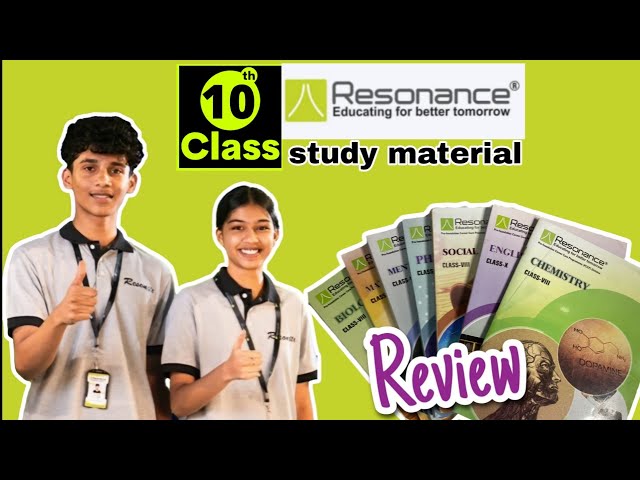 Resonance class 10 study materials for CBSE and NTSE #kota