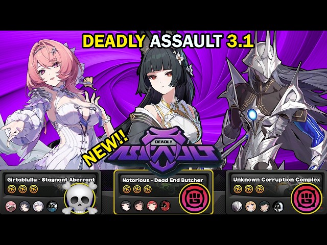 NEW Deadly Assault | Remielle, Miyabi & Pyrois! | 9⭐ Clear & Adversity | Zenless Zone Zero ZZZ 3.1