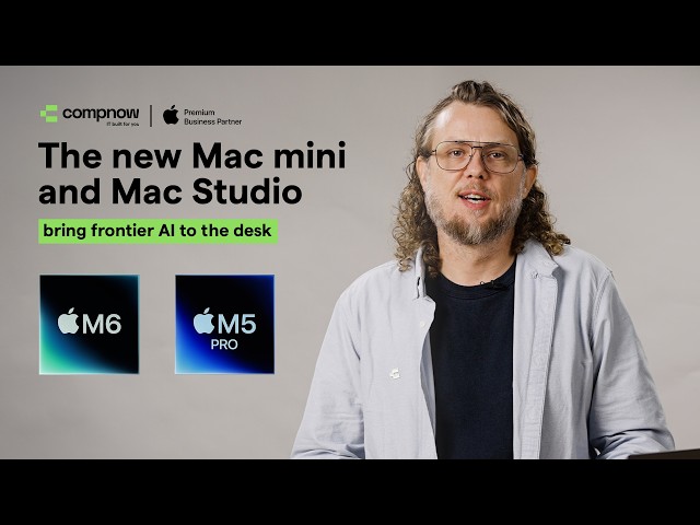 The new Mac mini and Mac Studio bring frontier AI to the desk | Compnow