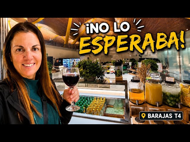 🍷NEPTUNO VIP Lounge at Barajas | Madrid... I went inside and it surprised me