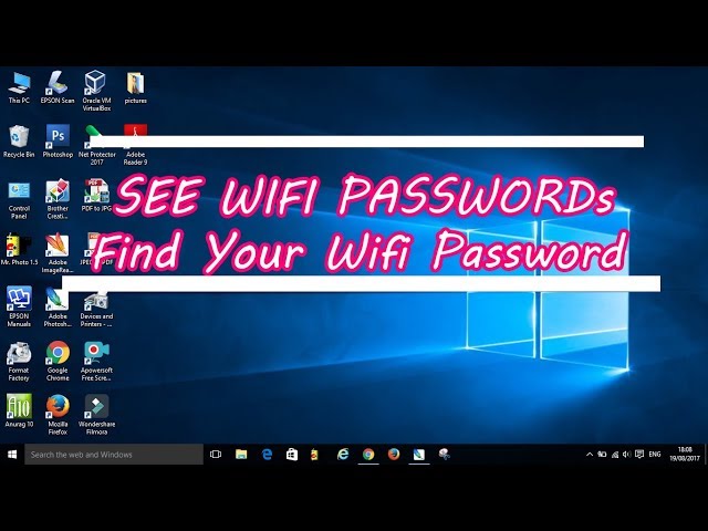 how to find saved wifi password in windows/ how to view /see your wifi password in windows 10