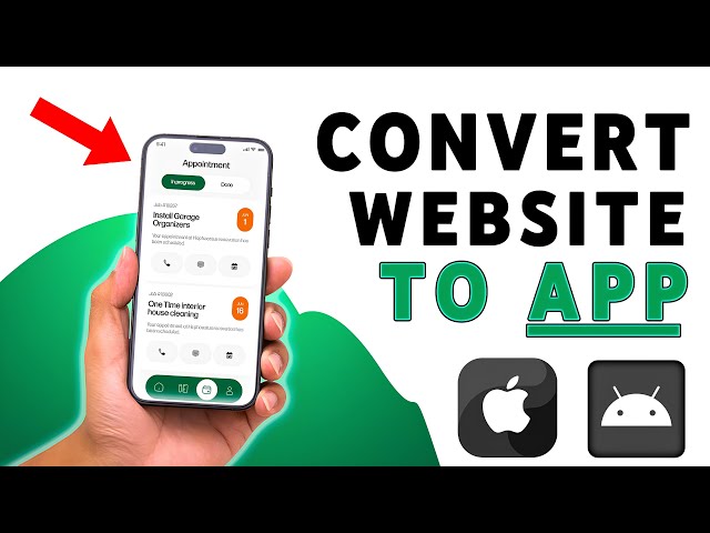 Convert Website to App Without Coding! (Android & iOS) 📱