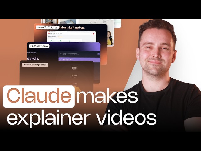 Claude makes Explainer videos! | AI Prompt to Video workflow