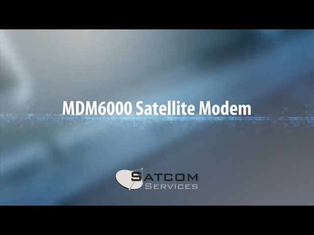 Newtec Satellite Modem MDM6000
