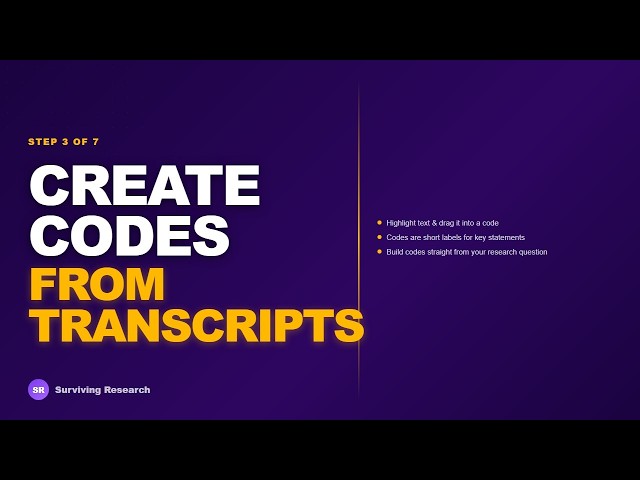 How to Create Codes From Interview Transcripts in NVivo 14