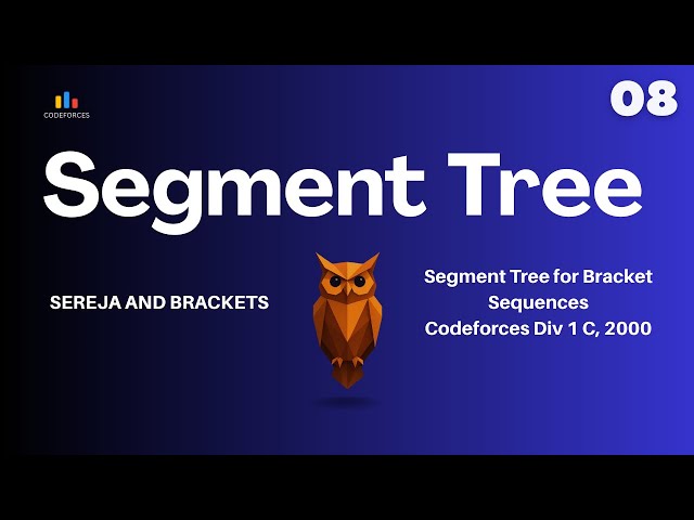 Sereja and Brackets | 2000 Rated Codeforces C | Segment Tree for Bracket Sequences