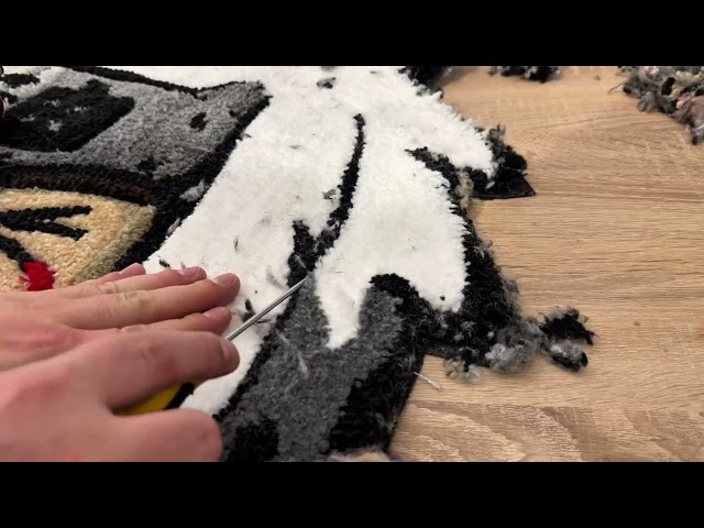 Tufting! Perfilando una alfombra! 