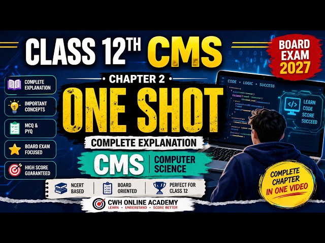Class 12 CS Chapter 2 One Shot || Computer Science || Class 12 Computer Science Chapter 2 One Shot