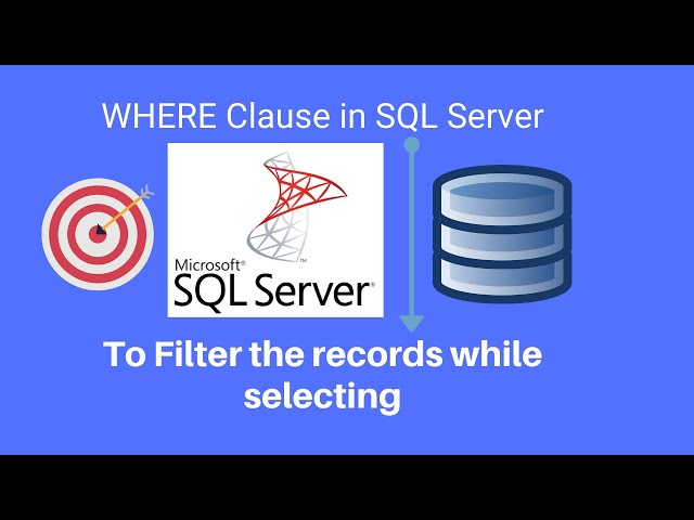 WHERE Clause in SQL Server - To Filter the records while selecting [2021]