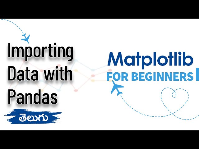#4 | Import Dataset | Matplotlib for Beginners | Data Visualization | WonkyCode | Telugu