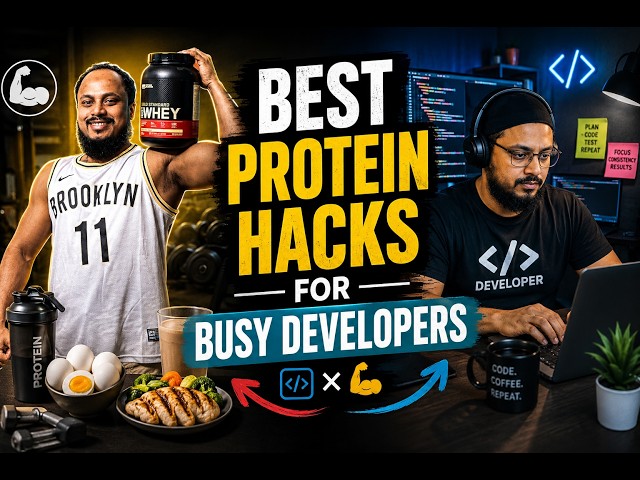 Best Protein Hacks for Busy Developers | Protein Tips for Coders & Software Engineers | Coding + Gym