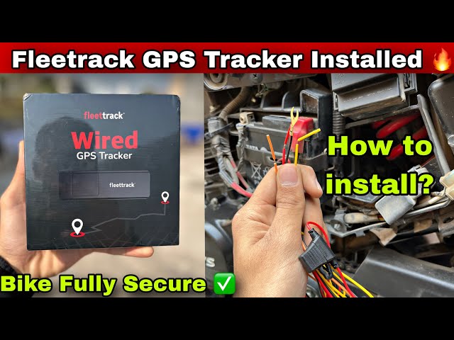 Fleetrack GPS Tracker Installed on TVS Raider 🔥 Full Installation, Review & Security Test
