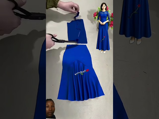 "How to Sew a Trendy Mermaid Dress | DIY Sewing Tutorial" ✂️ #HowToSew #digitalpattern #dressmaking