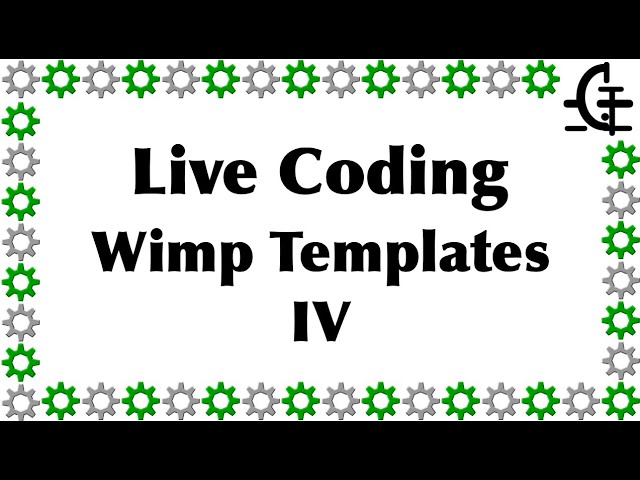 Gerph's live coding - Wimp Templates (part 4).