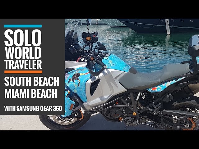 South Beach Ride with Samsung Gear 360 with Commentary