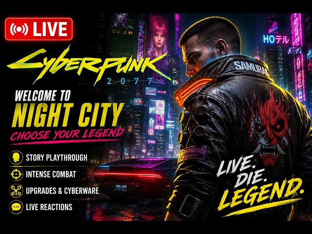 Cyberpunk 2077 – LIVE 2K Gameplay