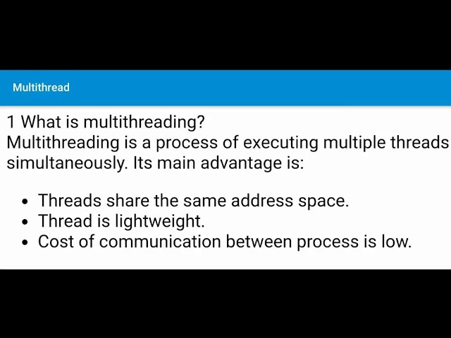 Top 16 Multi-threading Interview Questions and Answers in Java