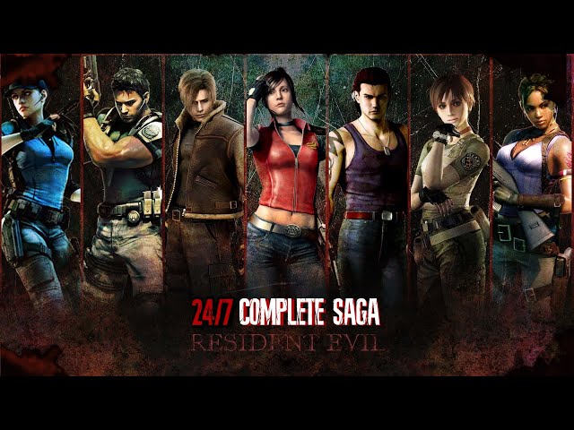 24/7 RESIDENT EVIL COMPLETE SAGA STREAM | RELAX/STUDY/SLEEP/EAT & ENJOY - Resident Evil & Chill