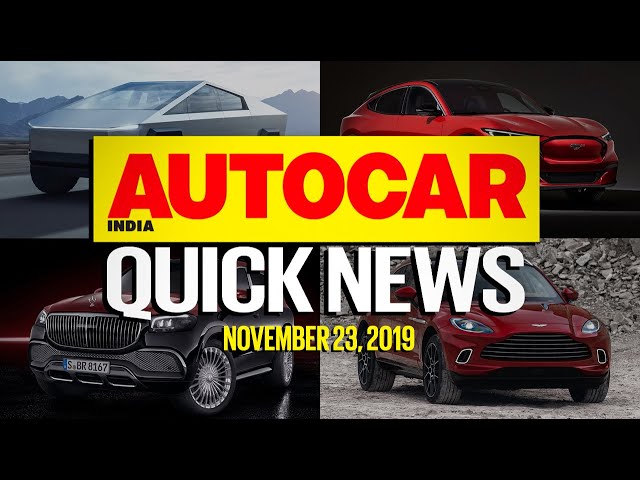 New BS6 cars, Tesla Cybertruck, Aston Martin DBX and more | Quick News | Autocar India