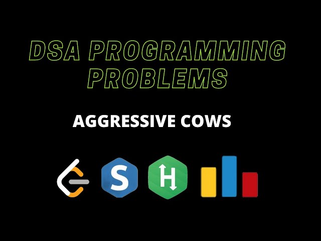 Data Structures and Algorithms Programming Problems - Aggressive Cows