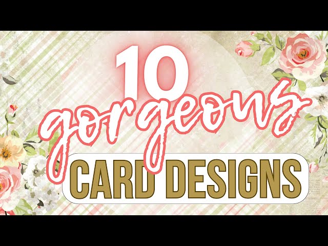 10 AMAZING yet QUICK & EASY card making designs | cardmaking tutorial 2023 | DIY Birthday card ideas