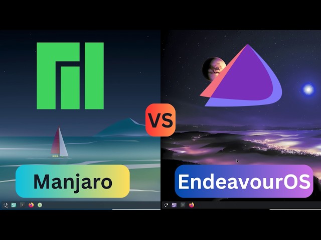 EndeavourOS vs Manjaro — Which Uses Less RAM? (Real Test in 2026)