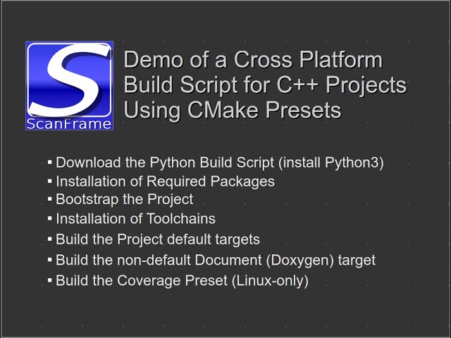 Python cross-platform build script for CMake projects on Linux/Docker