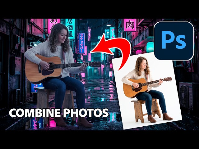 How to Combine Photos in Photoshop — FAST & EASY