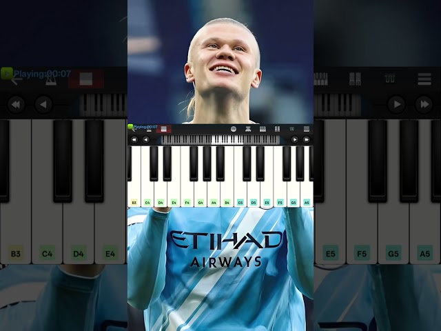 Haaland Song (Ha Ha Ha) | Easy Piano Tutorial