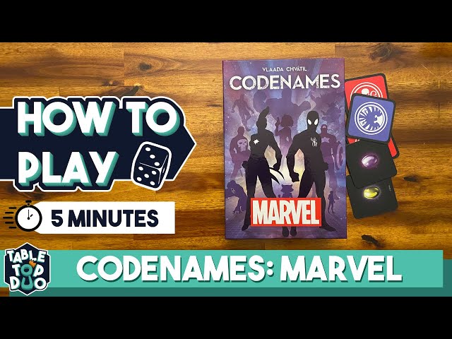 How to Play Codenames in 5 minutes (Marvel Game)