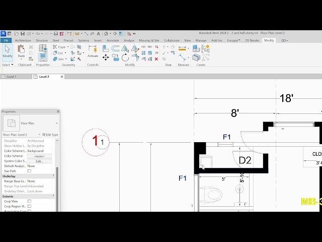 revit autocad to revit modeling part-4