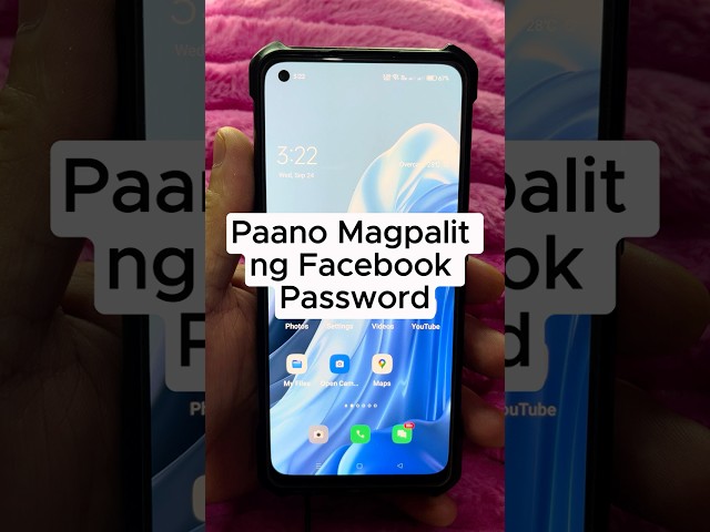Paano Magpalit ng Facebook Password #shorts