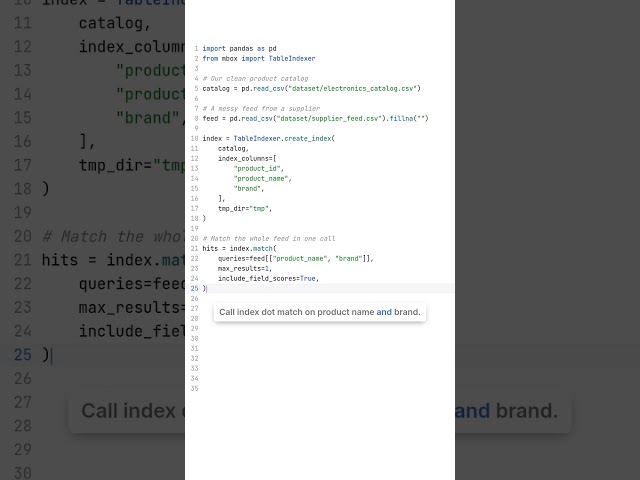 Fix Messy Supplier Feeds: Deterministic Data Matching in Pandas with M|BOX