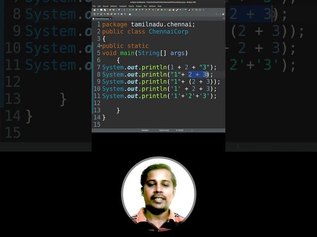 Guess the Output - String Concatenation Program - Java in Tamil - Interview Puzzle - Muthuramalingam