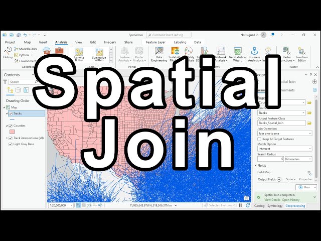 Spatial Join - An ArcGIS Pro tutorial