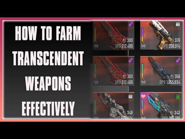 The BEST Way to Farm Transcendent Weapons FAST & Efficiently! | The First Descendant