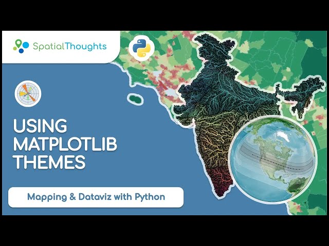 Using Matplotlib Themes and Custom Fonts  - Mapping and Data Visualization with Python (Updated)