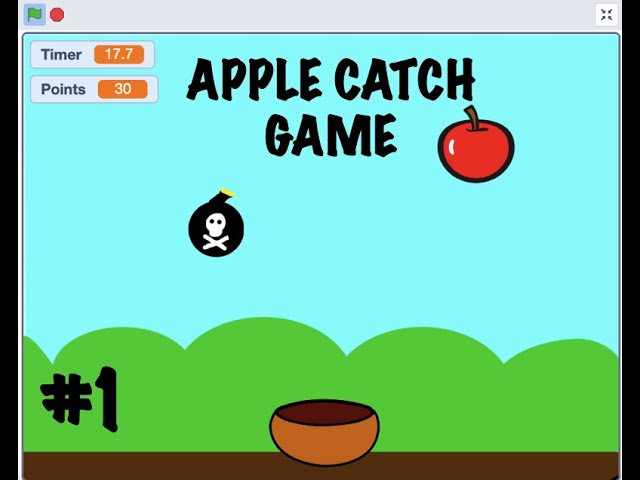 Apple Catching Game in Scratch (Tutorial) | Part 1