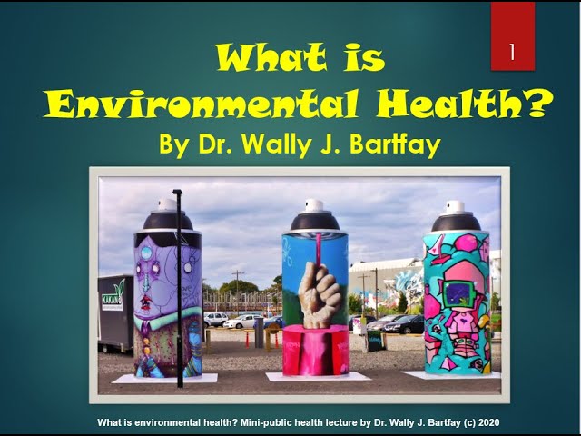 What is Environmental Health?  Mini-public health lecture by Dr. Wally J. Bartfay