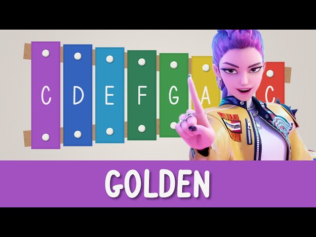 KPop Demon Hunters - Golden - Canciones con Xilófono
