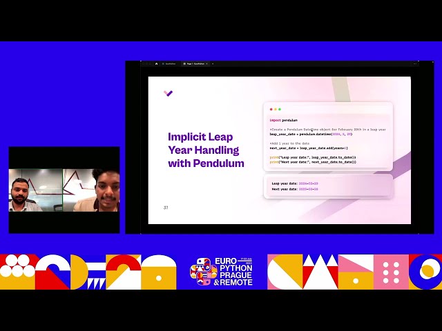 Time Made Easy: Simplify Date and Time Handling with Python's Pendulum — Abhinand C, Jothir Adithyan