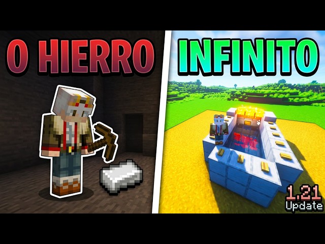 The Easiest and Fastest Iron Farm - Minecraft Java 1.21