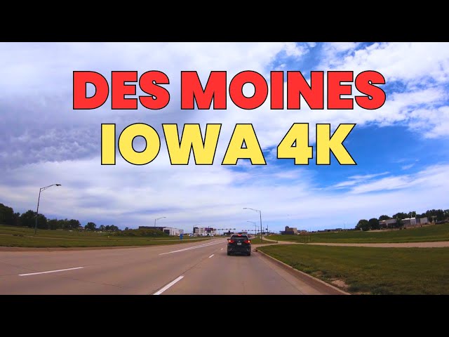 4K Highway Driving Tour | Southwest Des Moines | Iowa | USA | Beautiful Nature Travel | 2024