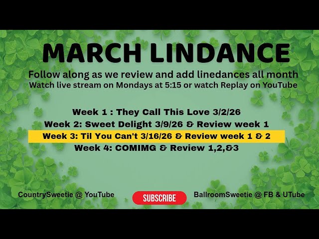 Til Ypu Can't Line Dance