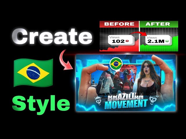 How to Edit Video Like Brazilian Players 🇧🇷 in Tamil #tamil  