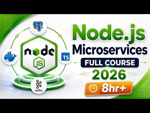 Node JS Microservices Full Course 2026 | Neon Postgres, Docker, Kafka
