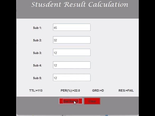 Java GUI Project | JFrame Student Result Calculation Program | Beginner to Advanced