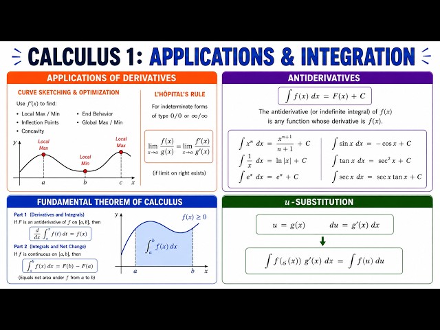 Calc 1: Lesson 5.4 #1 -  Integration Formulas and Net Change Theorem Tutorial